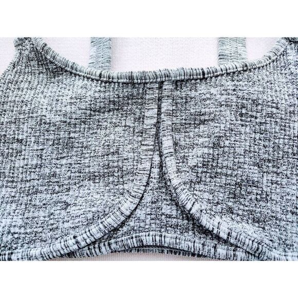 FREE PEOPLE ARRONDI BRA GRAY COMBO M/L NWOT - Picture 4 of 7